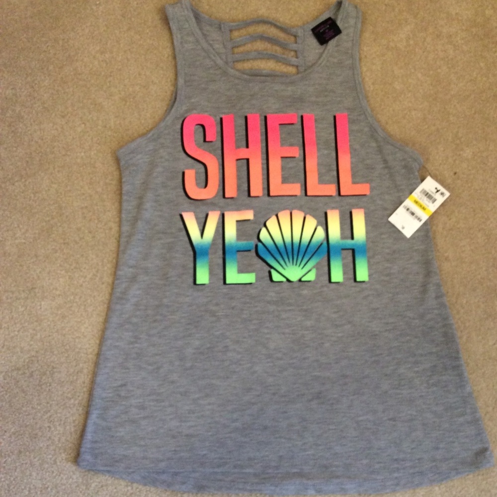 Girls “SHELL YEAH” tank top